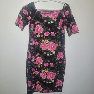 Floral Midi Dress SZ L